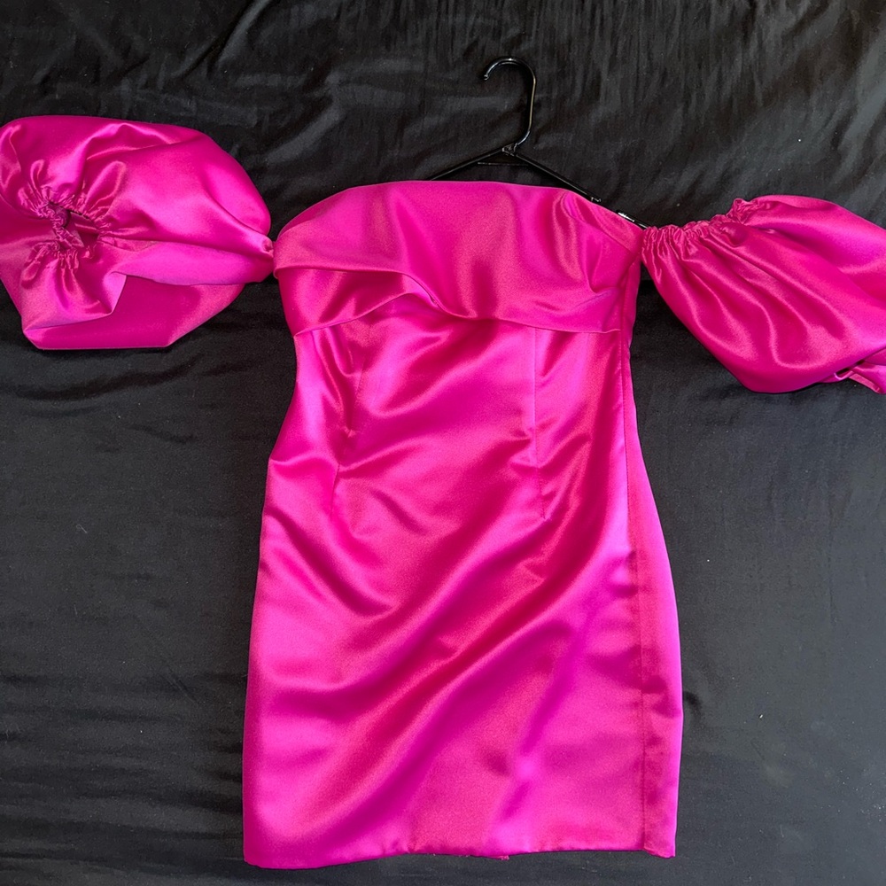 Cute mini pink dress